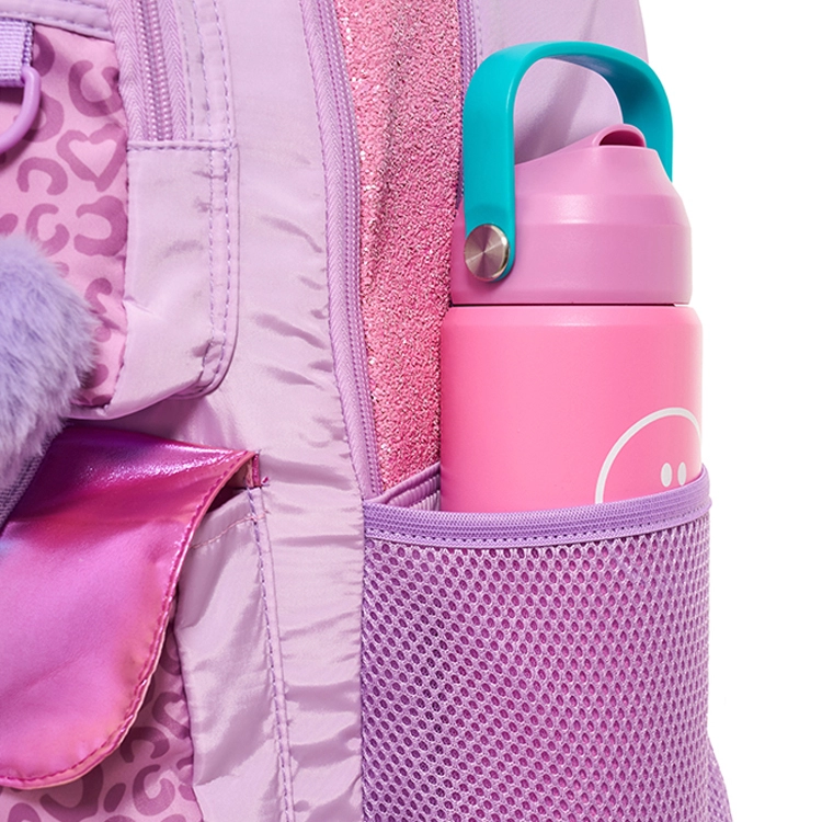 Mochila Escolar FW 2026 Fun World Chic 18" con Carro Desmontable Rosa-Lila Art.202149